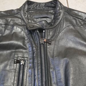 John Varvatos Collection Gunmetal Metallic Jacket